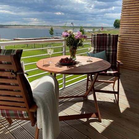 גרוסרשן Modernes Apartment Am Hafen Mit Seeblick מראה חיצוני תמונה