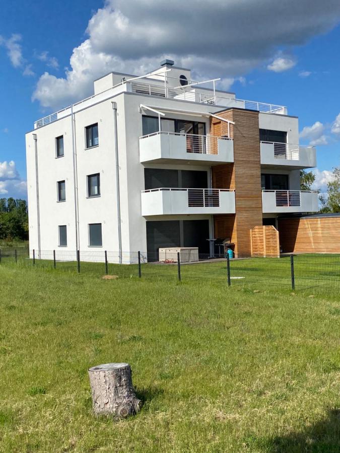 גרוסרשן Modernes Apartment Am Hafen Mit Seeblick מראה חיצוני תמונה