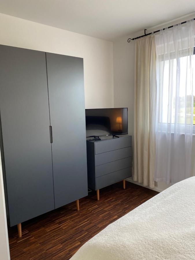 גרוסרשן Modernes Apartment Am Hafen Mit Seeblick מראה חיצוני תמונה